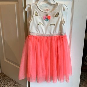 Unicorn dress by cat and jack size 5t